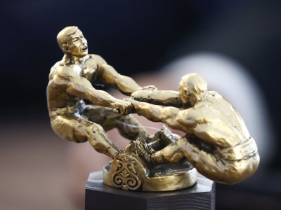 Спортсмены из России, Замбии, Монголии и Сирии победили на турнире по мас-рестлингу на ВЭФ-2025  