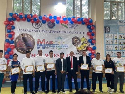 Чемпионат и Первенство Узбекистана по мас-рестлингу состоялись в Самарканде