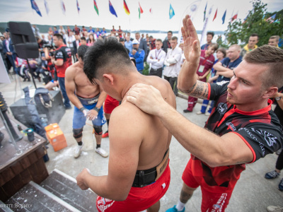 Azat Tashtanbekov is a winner of the Kolmar Mas-Wrestling Cup