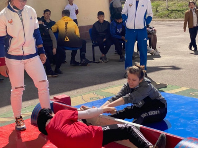 Mas-Wrestling tournament among students of specialized schools was held in Uzbekistan