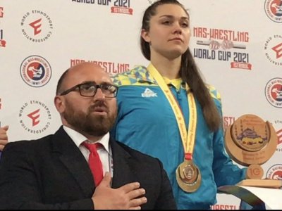 Olga Sukach, Ukraine: Mas-wrestling is an amazing sport for me