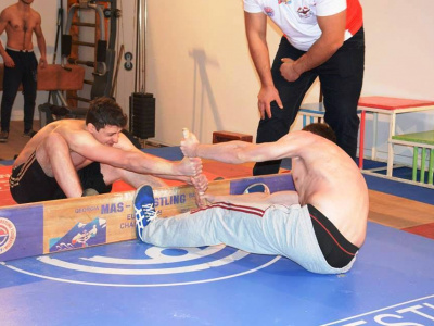 The 2nd Georgian Mas-wrestling Championship was held in Kutaisi