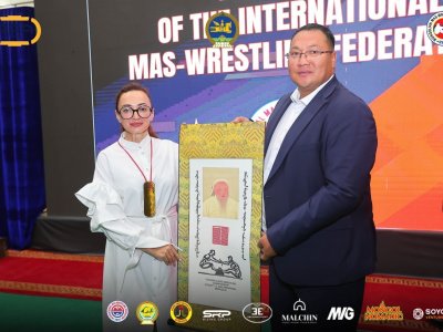 President Alexander Akimov held an expanded meeting of the Presidium of the International Mas-wrestling Federation in Arkhangai