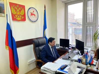 Senator Alexander Akimov chaired a meeting of the Presidium  of the International Mas-Wrestling Federation