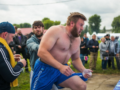 Ivan Galkin from Russia is a Master of Sport of International Class in Mas-Wrestling!