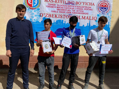 Mas-Wrestling tournament among students of specialized schools was held in Uzbekistan