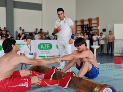 Two hundred mas-wrestlers fought for the titles of the best in Azerbaijan