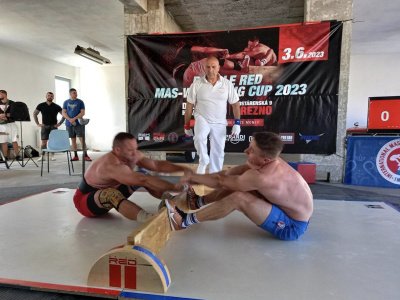 Fraternal mas-wrestling tournament in Brezno