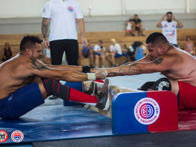 The 1st Mas Wrestling Championship of Chile was held in Santiago, San Berardo District 