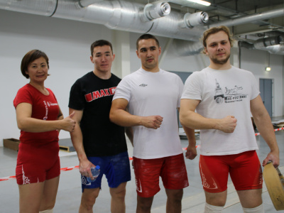 Russian national mas-wrestling team is ready to compete at the Arnold Classic. Photo