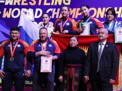Сборная Кыргызстана завоевала три золота в первый же день чемпионата мира по мас-рестлингу