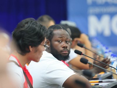 President Alexander Akimov held an expanded meeting of the Presidium of the International Mas-wrestling Federation in Arkhangai