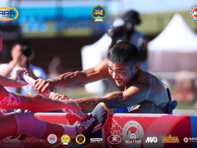 The winners of the first day of the World Championship in Mongolia