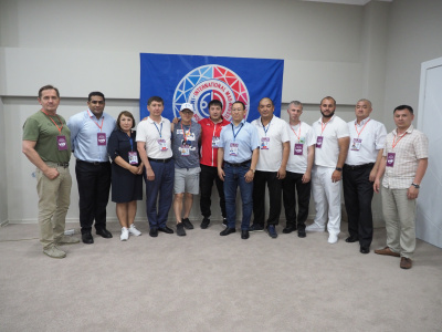 Mas-wrestling at the Children of Asia 2020 International Sports Games