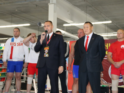 Russian national mas-wrestling team is ready to compete at the Arnold Classic. Photo