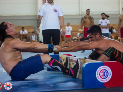 The 1st Mas Wrestling Championship of Chile was held in Santiago, San Berardo District 