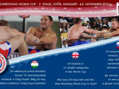The World Mas-Wrestling Cup-2017 2nd stage COUNTDOWN and last news