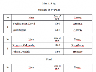 2-й день соревнований. Финалы чемпионата мира по мас-рестлингу