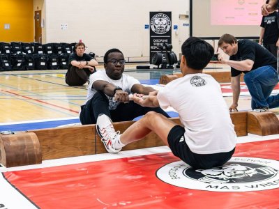 Jesse Roest, Canada: "Mas-wrestling - a simple sport to learn, but a lifetime to master"