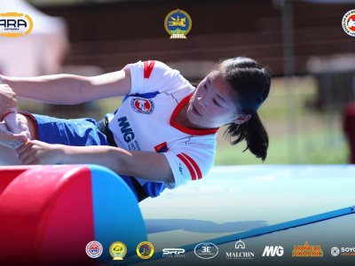 The winners of the first day of the World Championship in Mongolia