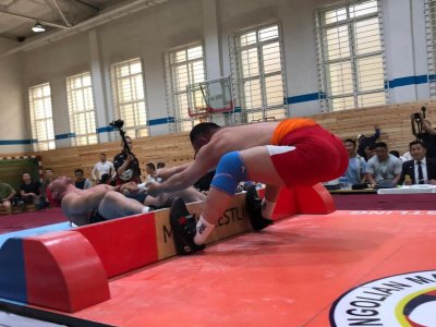 Yakutian diamond was played at the Mongolian Mas-wrestling Championship