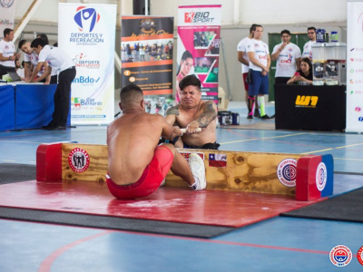 The 1st Mas Wrestling Championship of Chile was held in Santiago, San Berardo District 