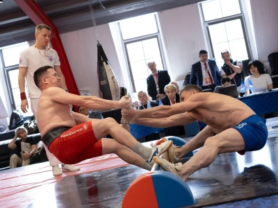 The III World Mas-Wrestling Championship among veterans in Moscow made history