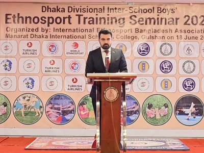 Mas-wrestling takes center stage at Dhaka Ethnosport Seminar 2026