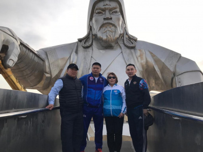 Mongolian mas-wrestling is open to the whole world