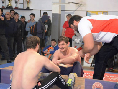 The 2nd Georgian Mas-wrestling Championship was held in Kutaisi