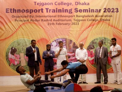 Mas-wrestling education continues in Bangladesh