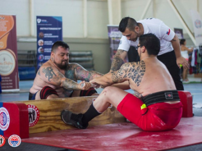 The 1st Mas Wrestling Championship of Chile was held in Santiago, San Berardo District 