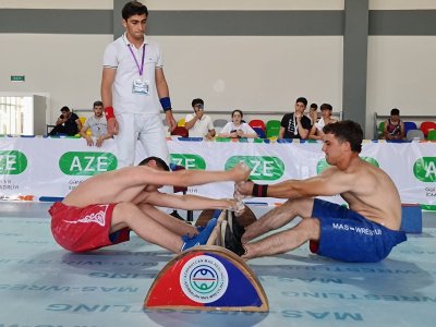 Two hundred mas-wrestlers fought for the titles of the best in Azerbaijan