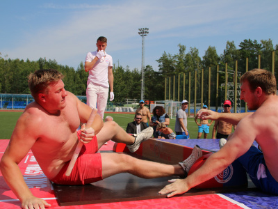 Ivan Galkin from Russia is a Master of Sport of International Class in Mas-Wrestling!