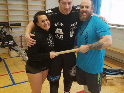 Finnish-American Mas-Wrestling trainings