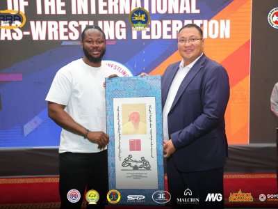 President Alexander Akimov held an expanded meeting of the Presidium of the International Mas-wrestling Federation in Arkhangai