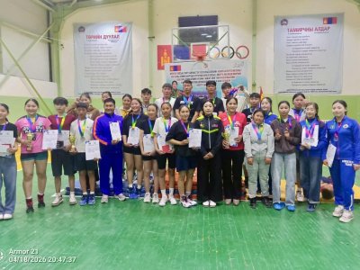 Бронзовый призер чемпионата мира по мас-рестлингу Ганбат Гундегмаа организовала турнир 
