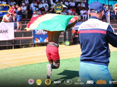 The winners of the first day of the World Championship in Mongolia