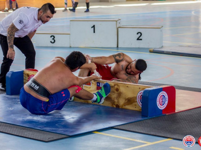 The 1st Mas Wrestling Championship of Chile was held in Santiago, San Berardo District 