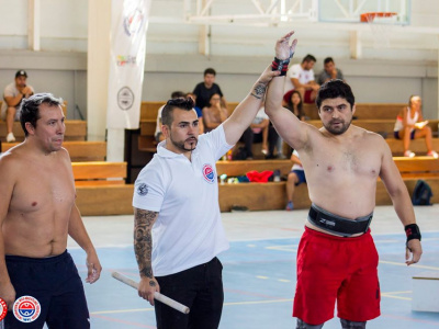 The 1st Mas Wrestling Championship of Chile was held in Santiago, San Berardo District 