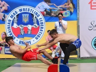 Mas-Wrestling was presented in Novaya Kakhovka (Ukraine)