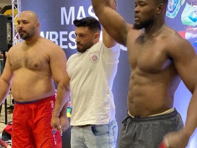 The Arnold South America continental tournament in Sao Paulo brought together mas-wrestlers from six countries of the world