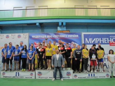 The 3rd Team Cup of Ukraine in mas-wrestling was held in Melitopol