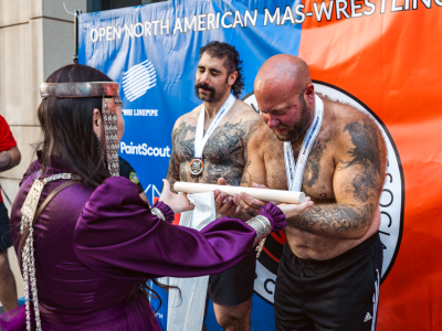 The results of the North American Open Mas-Wrestling Championship were summed up in Calgary