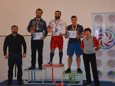 The 2nd Georgian Mas-wrestling Championship was held in Kutaisi