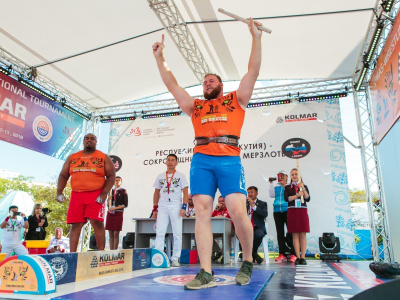 Ivan Galkin from Russia is a Master of Sport of International Class in Mas-Wrestling!