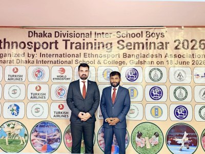 Mas-wrestling takes center stage at Dhaka Ethnosport Seminar 2026