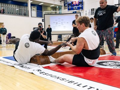 Jesse Roest, Canada: "Mas-wrestling - a simple sport to learn, but a lifetime to master"