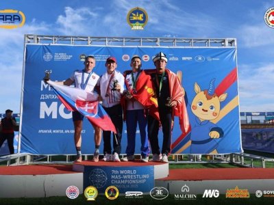 Oliver Kurek promotes mas-wrestling among the population.  In November he will bring the European Championship to Bystrica.