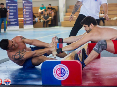 The 1st Mas Wrestling Championship of Chile was held in Santiago, San Berardo District 